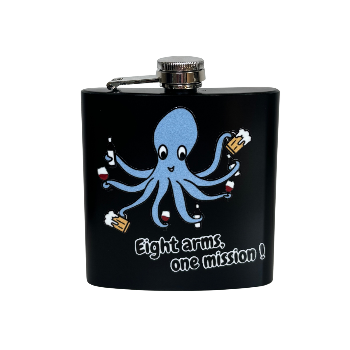 Octopus Hip Flask 6oz