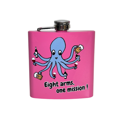 Octopus Hip Flask 6oz