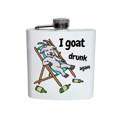 Goat Hip Flask 6oz